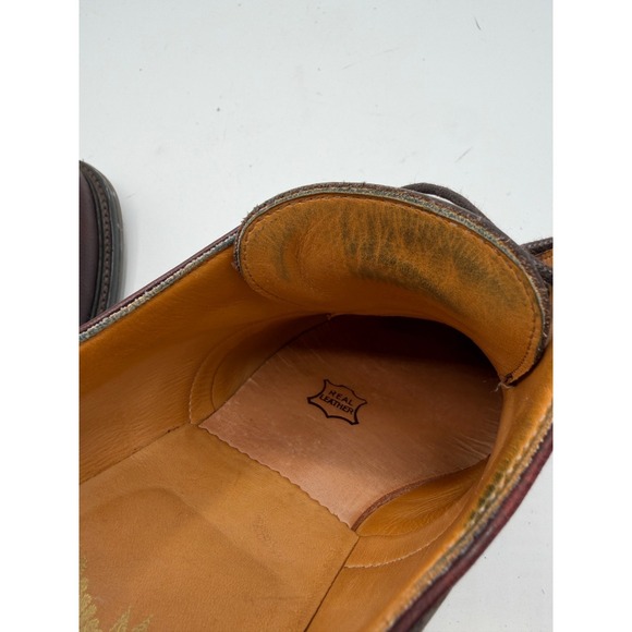 Mark McNairy Wingtip Brogue Brown Red 9154TD Mens Size 12 Pre-Owned No Box main image 6
